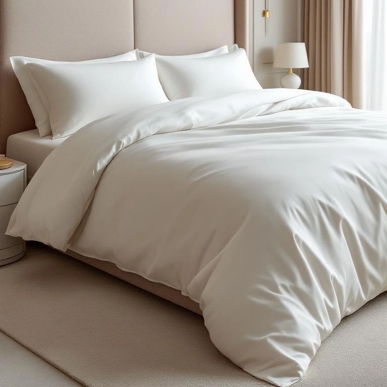 Odin 300 TC Pamuk Saten King Size Nevresim Seti Ekru - 2