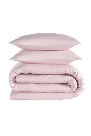 Soho 200 TC Pamuk Perkal King Size Nevresim Seti Pembe - 4