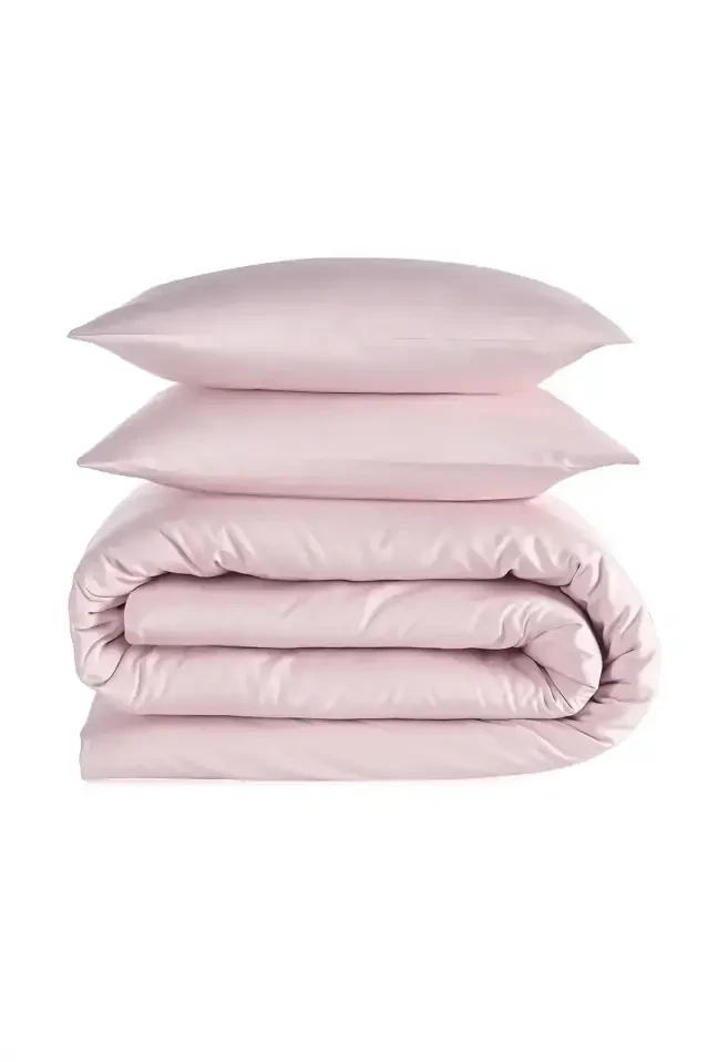 Soho 200 TC Pamuk Perkal King Size Nevresim Seti Pembe - 4