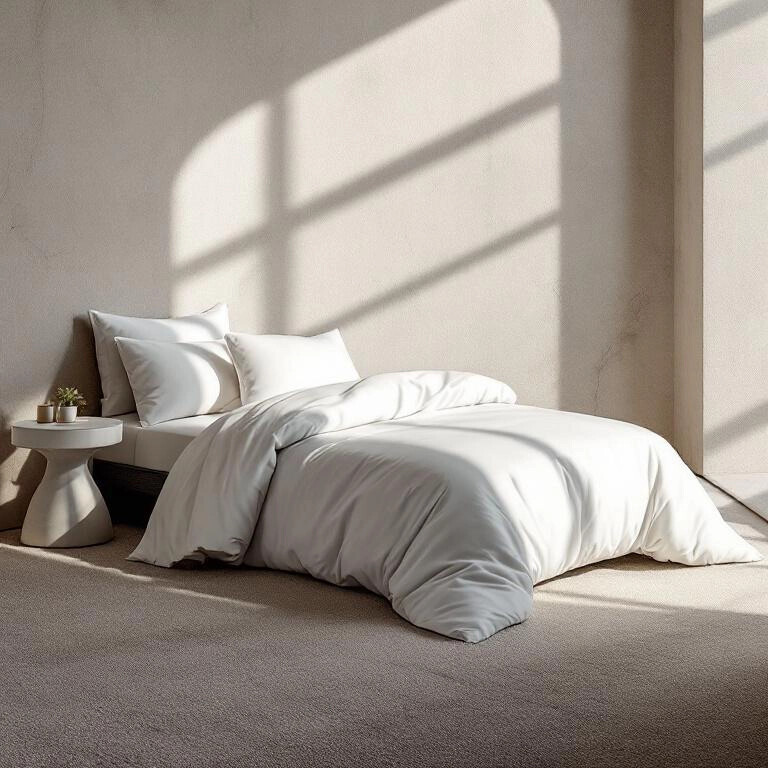 Soho 200 TC Pamuk Perkal Tek Kişilik Nevresim Beyaz - 1