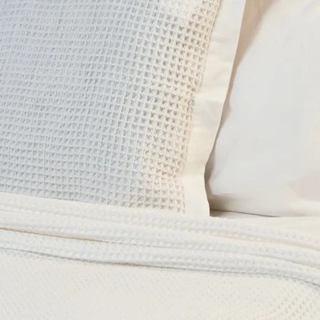 Terra Petek Dokulu Tek Kişilik Yatak Örtüsü Beyaz 160x220 cm - 3