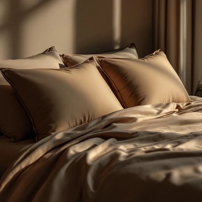 Soho 200 TC Pamuk Perkal Yastık Kılıfı Kahverengi - 1