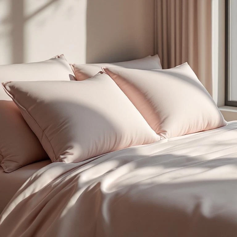 Soho 200 TC Pamuk Perkal Yastık Kılıfı Pembe - Qua Home